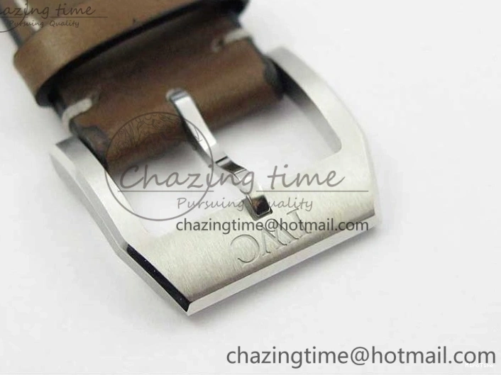 MIROTIME 0103 Pilot Chrono IW377726 ZF 1:1 Best Edition Green Dial on Brown Leather Strap A Trendsetting 7125